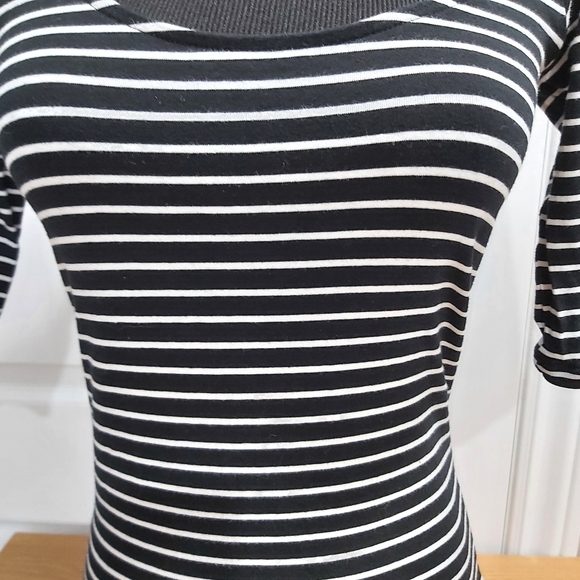 Garage stripe fitted top, size: medium-8/10 - Picture 2 of 9
